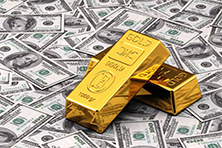 График цены золота на бирже Forex
